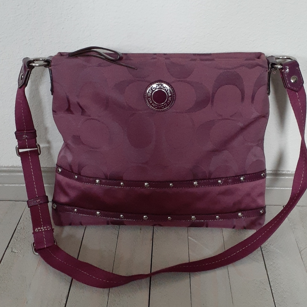 Authentic Coach xbody bag pink color